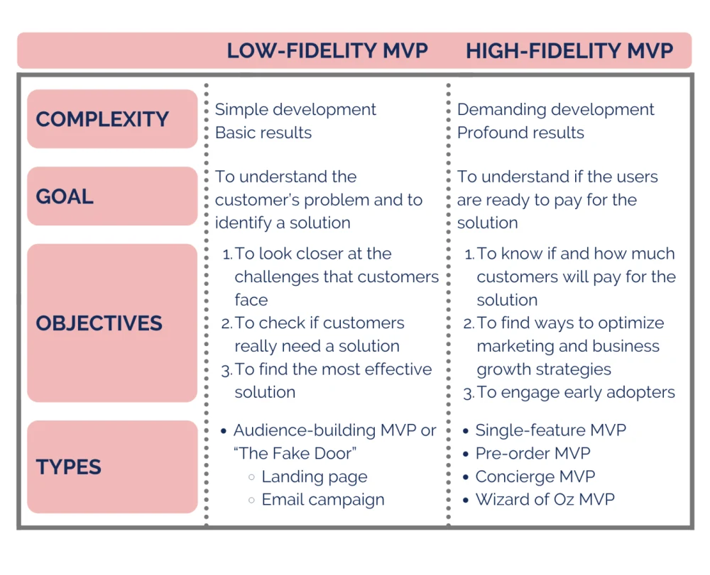 Minimum Viable Product: What Model to Choose?