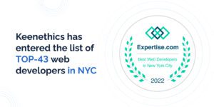 Keenethics accepts the title of one of the best web developers in New York City