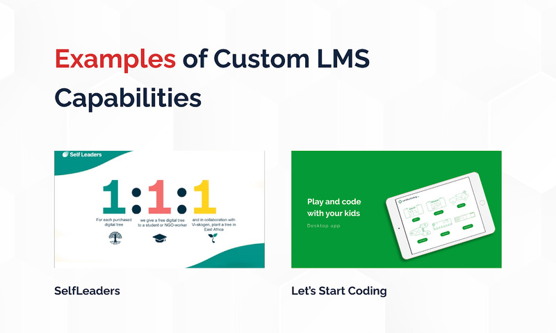 Examples of Custom LMS Capabilities