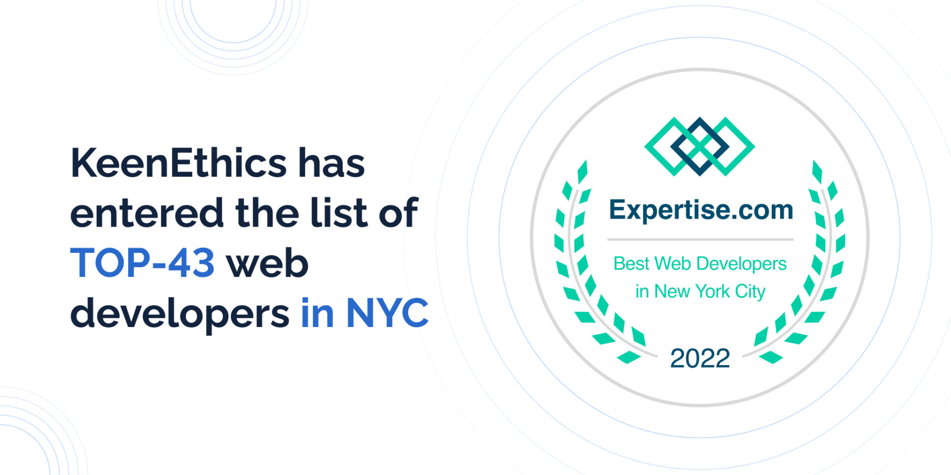 accepts the title of one of the best web developers in New