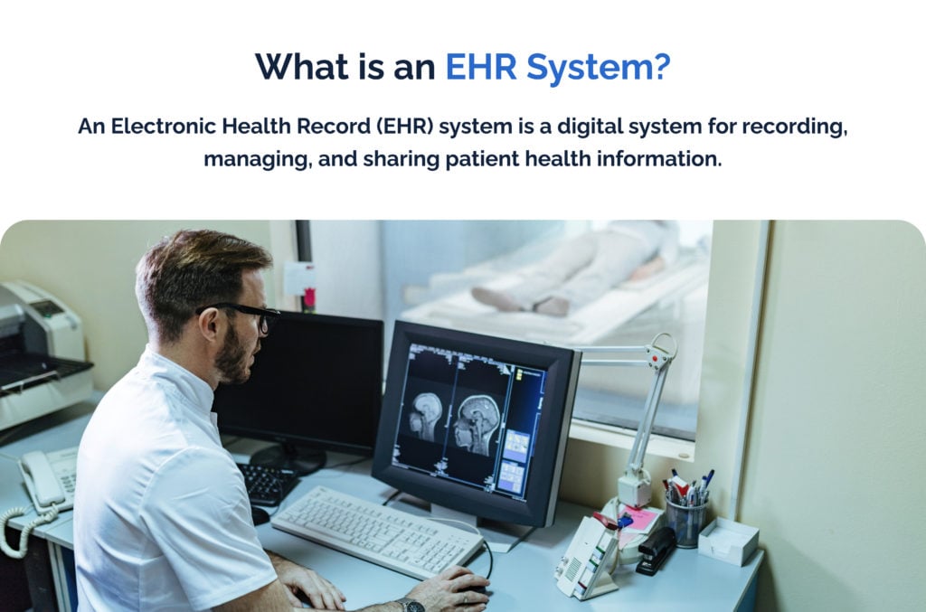 What is an EHR system?