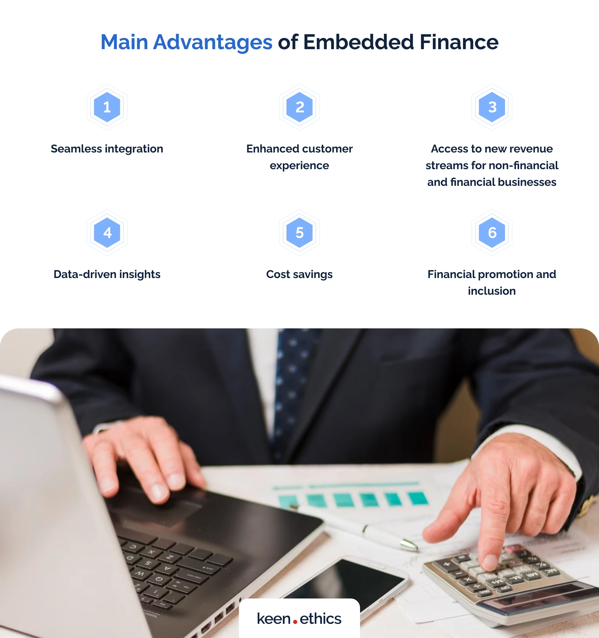 Main advantages of embedded finance