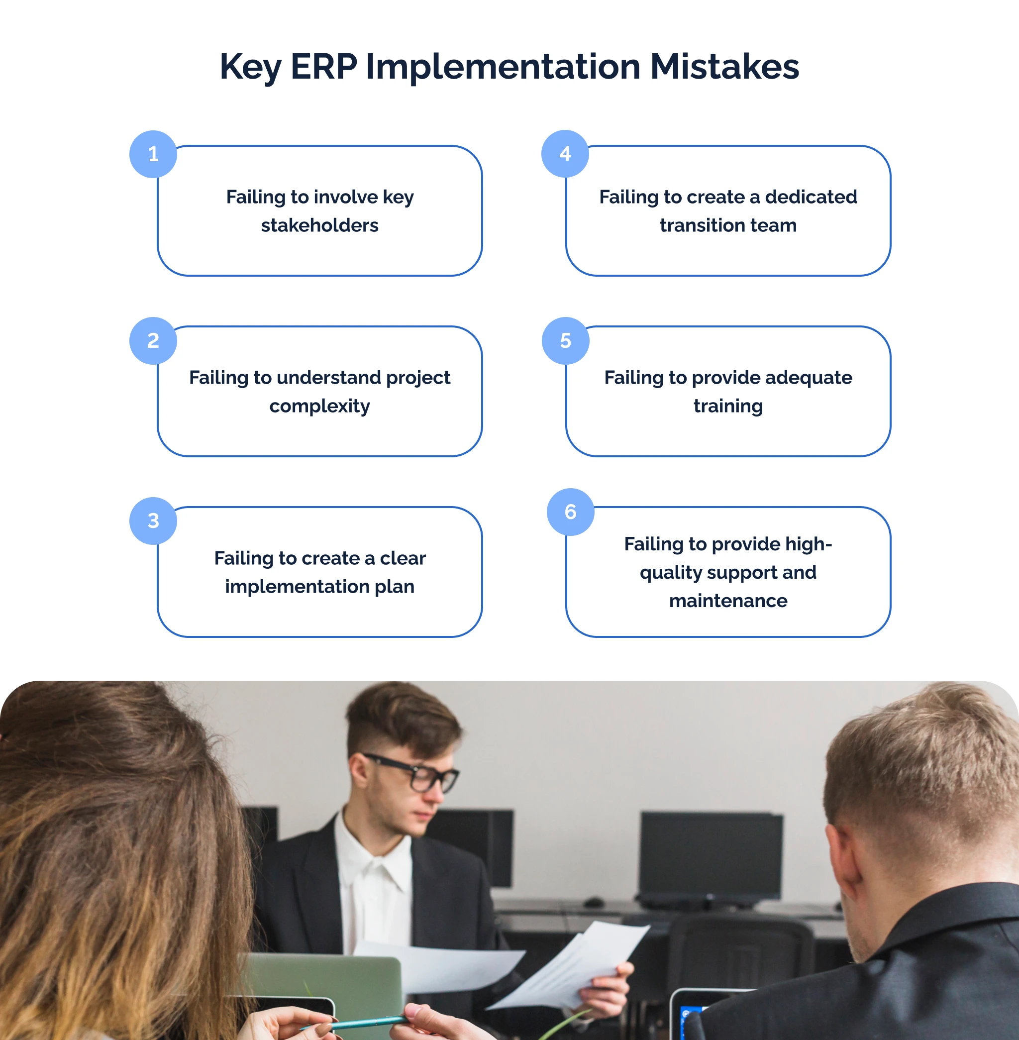 Key ERP implementation mistakes