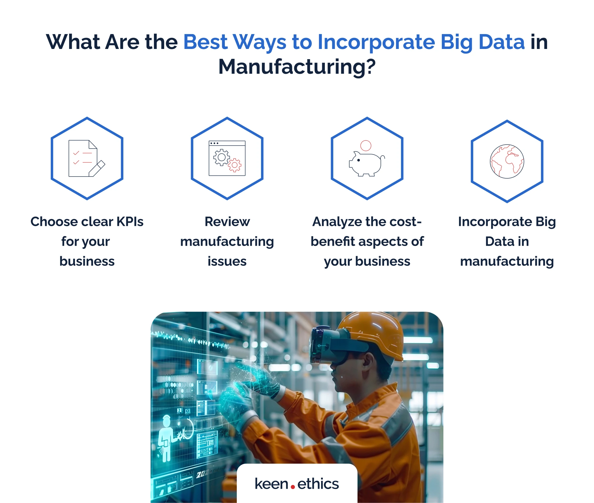 What are the best ways to incorporate big data in manufacturing