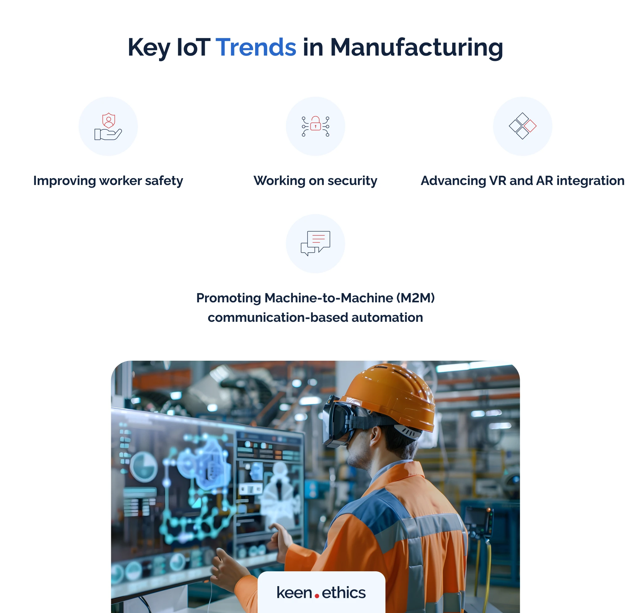 Key IoT trends in manufacturing